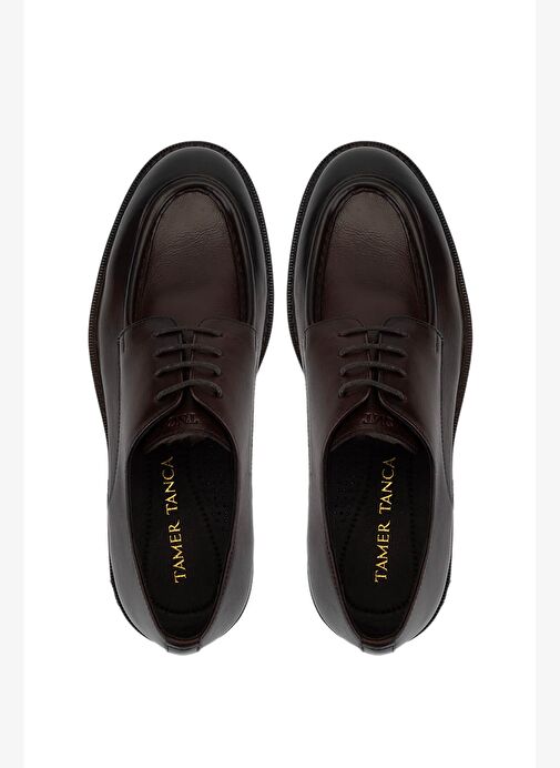 Tamer Tanca Erkek Hakiki Deri Kahverengi Casual Ayakkabı - Görsel 6