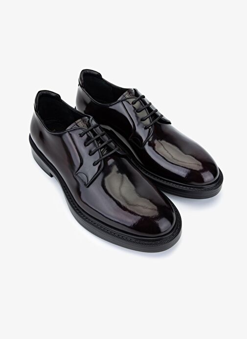 Valmenti Erkek Hakiki Deri Bordo Casual Ayakkabı - Görsel 3