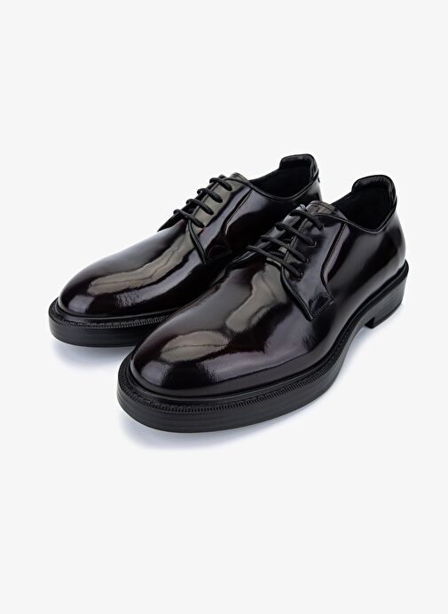 Valmenti Erkek Hakiki Deri Bordo Casual Ayakkabı - Görsel 5