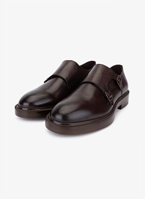 Valmenti Erkek Hakiki Deri Kahverengi Casual Ayakkabı - Görsel 6