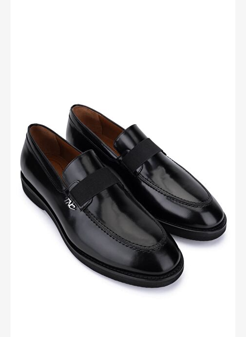 Tamer Tanca Erkek Hakiki Deri Siyah Açma Casual Ayakkabı - Görsel 3