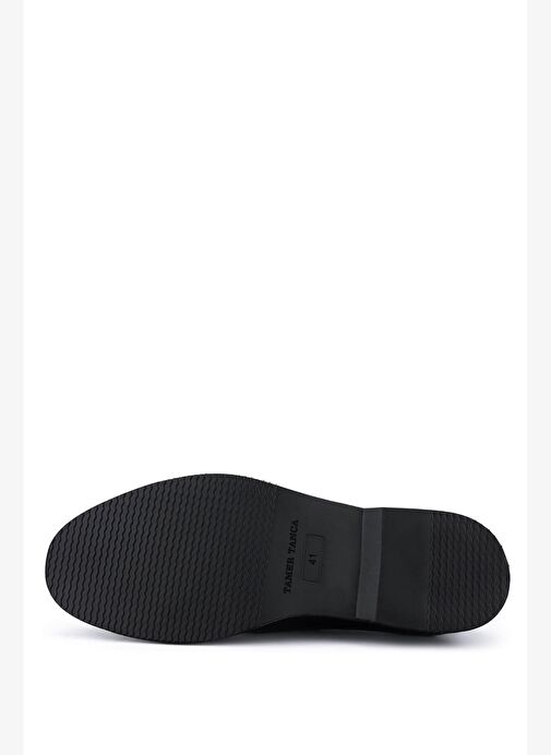 Tamer Tanca Erkek Hakiki Deri Siyah Açma Casual Ayakkabı - Görsel 4