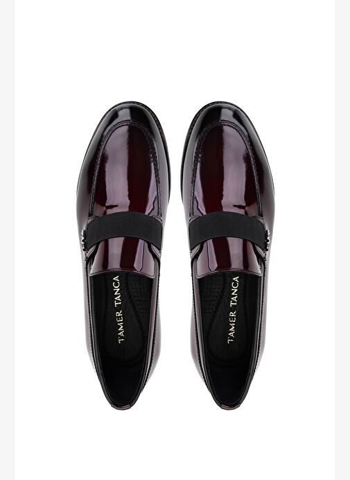 Tamer Tanca Erkek Hakiki Deri Bordo Casual Ayakkabı - Görsel 6