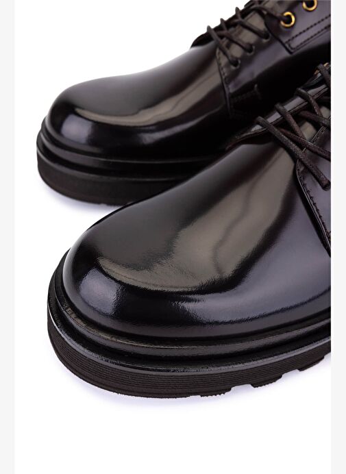 Tamer Tanca Erkek Hakiki Deri Kahverengi Casual Ayakkabı - Görsel 4