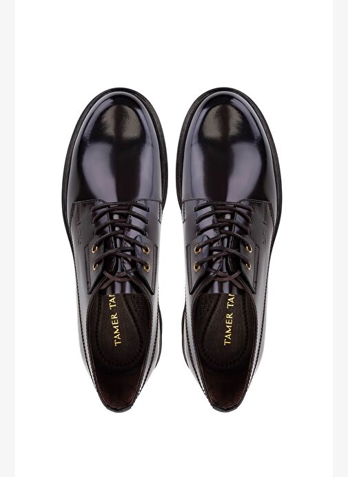 Tamer Tanca Erkek Hakiki Deri Kahverengi Casual Ayakkabı - Görsel 6