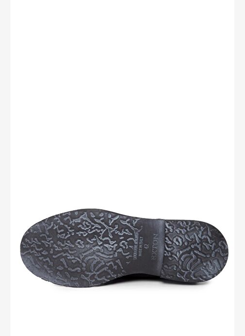 Exton Erkek Hakiki Deri Siyah Casual Ayakkabı - Görsel 5