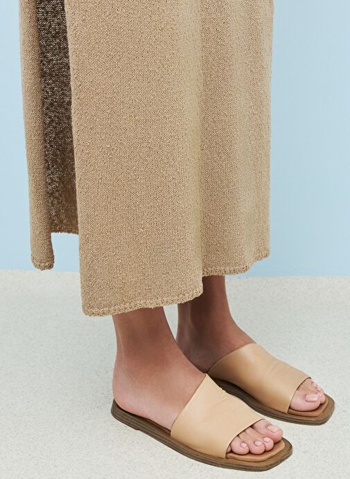 Ziya, Hakiki Deri Kadın Terlik 1511033ZFATOU Nude - Görsel 3