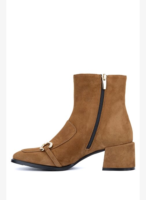 Evaluna Kadın Hakiki Deri Taba Casual Bot - Görsel 3