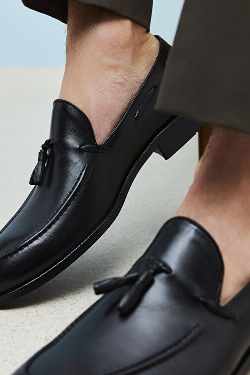 Ziya, Erkek Hakiki Deri Klasik Ayakkabı 1511027Z206 Siyah - Görsel 3
