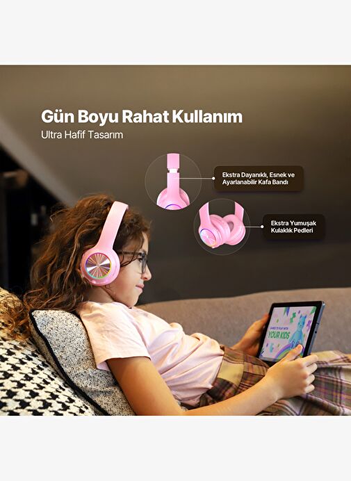 Ttec Soundbuddy Funled Led Işıklı Kulaküstü Kablosuz Bluetooth Çocuk ...