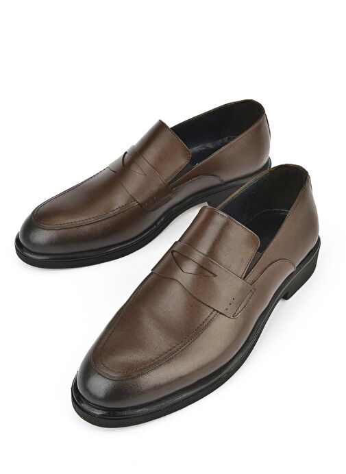 Ziya, Erkek Hakiki Deri Klasik Ayakkabı 15148Z871 Kahve - Görsel 6