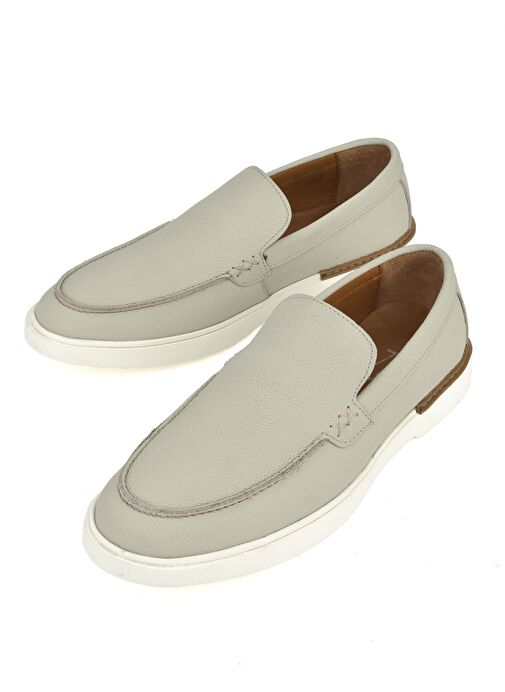 Ziya, Erkek Hakiki Deri Ayakkabı 1511007ZB04 Bej - Görsel 7