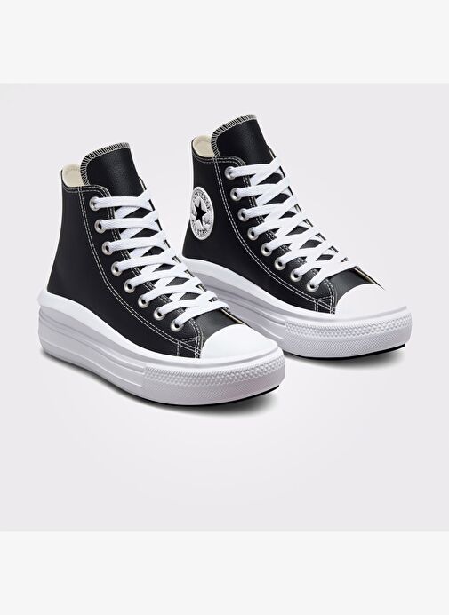 Converse Converse Chuck Taylor All Star Move Unisex Siyah Deri Platform Sneaker Boyner'de! Siyah - 3. görsel