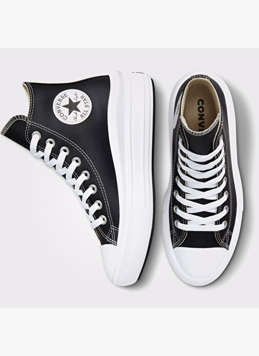 Converse Converse Chuck Taylor All Star Move Unisex Siyah Deri Platform Sneaker Boyner'de! Siyah - 6. görsel