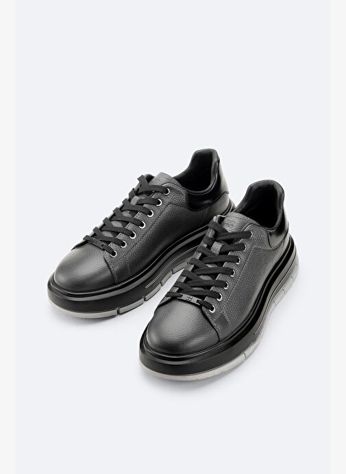 Erkek Antrasit Deri Ayakkabı A52Y8017 - Görsel 3