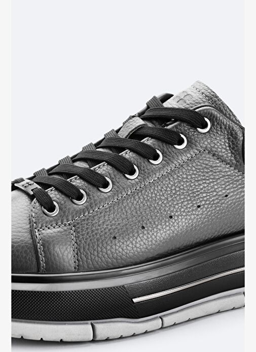 Erkek Antrasit Deri Ayakkabı A52Y8017 - Görsel 4