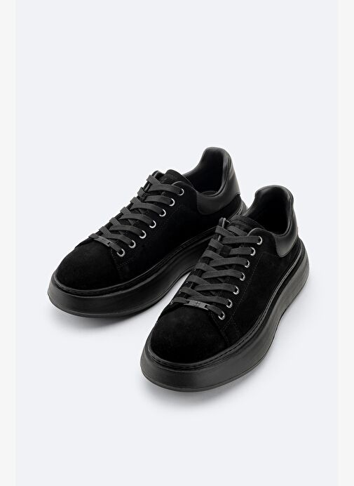 Erkek Siyah Deri Ayakkabı A52Y8022 - Görsel 3