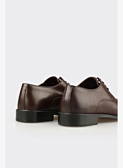 Kahve Deri Erkek Klasik Ayakkabı - Görsel 6