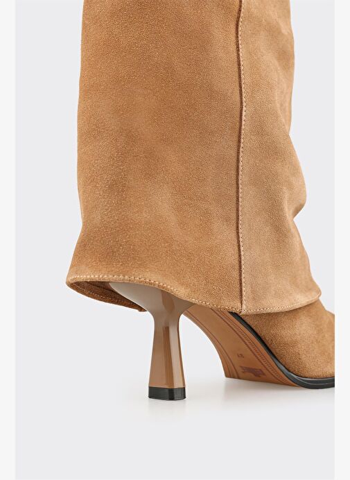 Taba Deri Kadın Klasik Bot - Görsel 5