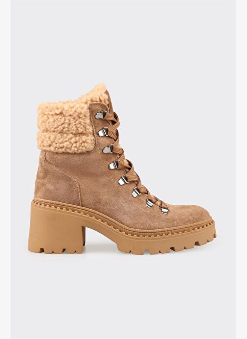 Naturel Deri Kadın Günlük Bot - Görsel 2