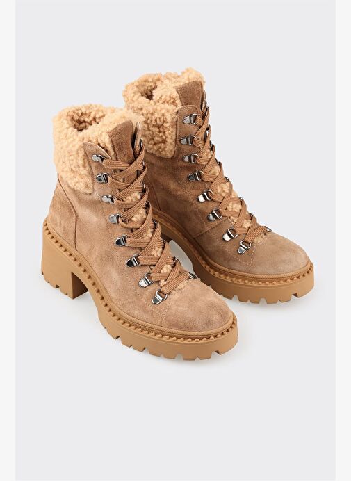 Naturel Deri Kadın Günlük Bot - Görsel 3