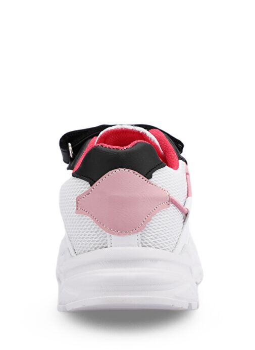 Slazenger KEKOA IN Kız Çocuk Sneaker Ayakkabı Beyaz / Pembe - Görsel 7