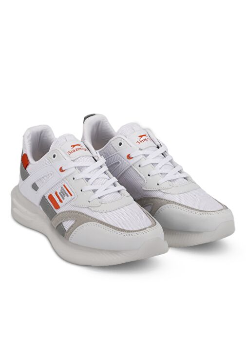 Slazenger ZEND Erkek Beyaz Koşu & Yürüyüş Spor Ayakkabısı - Görsel 3