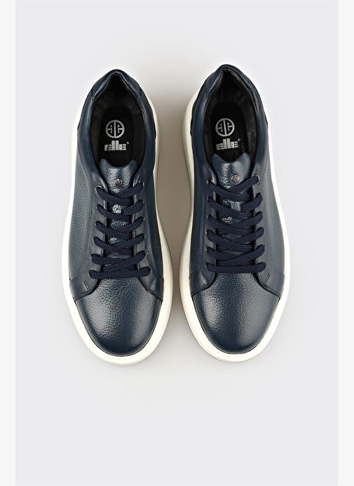 Lacivert Deri Erkek Spor Ayakkabı - Görsel 5