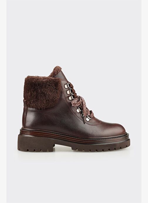 Kahve Deri Kadın Günlük Bot - Görsel 2