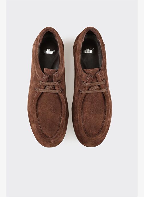 Kahve Deri Kadın Günlük Ayakkabı - Görsel 5