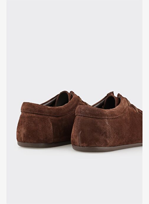 Kahve Deri Kadın Günlük Ayakkabı - Görsel 6