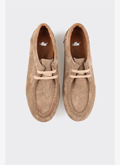 Vizon Deri Kadın Günlük Ayakkabı - Görsel 5