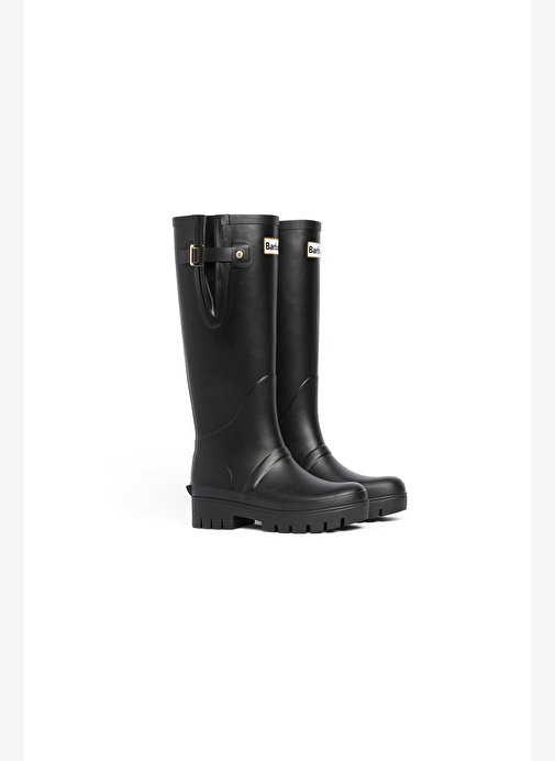 Barbour Leighton Tall Welly Çizme BK11 Black - Görsel 2