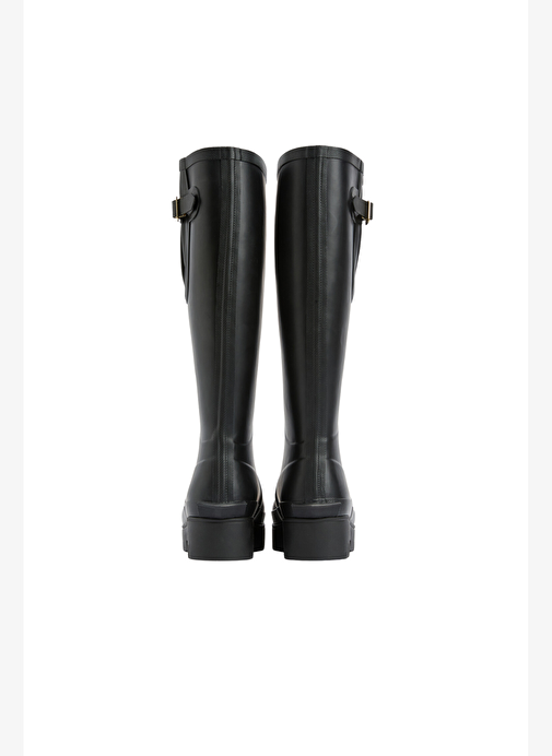 Barbour Leighton Tall Welly Çizme BK11 Black - Görsel 4