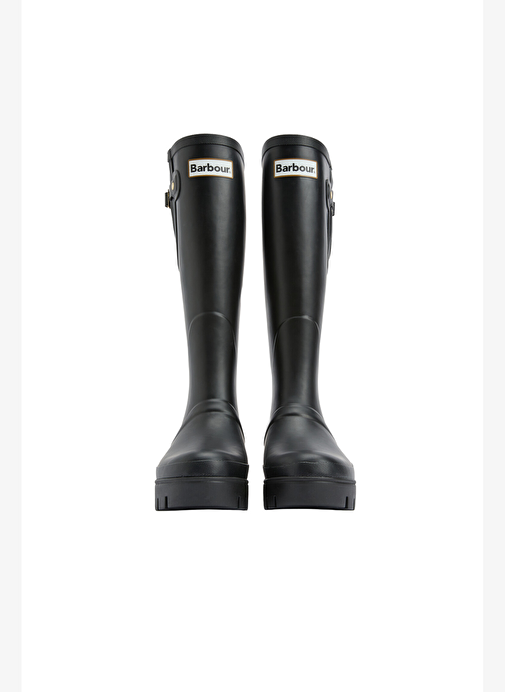 Barbour Leighton Tall Welly Çizme BK11 Black - Görsel 5