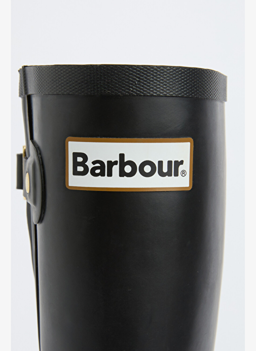 Barbour Leighton Tall Welly Çizme BK11 Black - Görsel 7