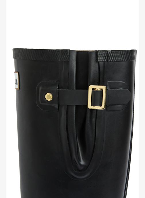 Barbour Leighton Tall Welly Çizme BK11 Black - Görsel 8
