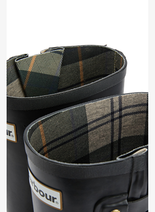 Barbour Leighton Tall Welly Çizme BK11 Black - Görsel 9