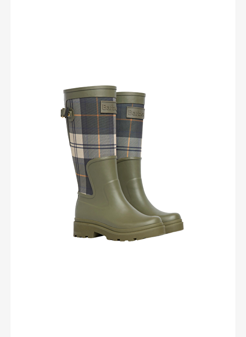 Barbour Dena Tall Welly Çizme TN51 Ancient Tartan - Görsel 2