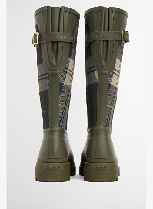 Barbour Dena Tall Welly Çizme TN51 Ancient Tartan - Görsel 5