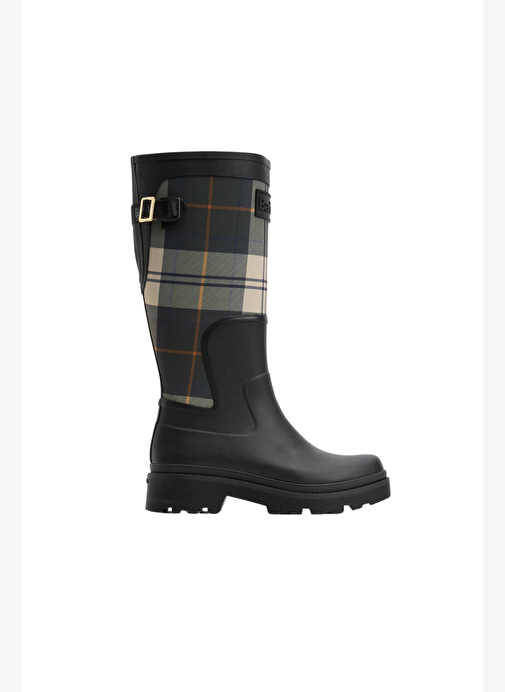 Barbour Dena Tall Welly Çizme BK71 Black/Ancient Tartan - Görsel 3