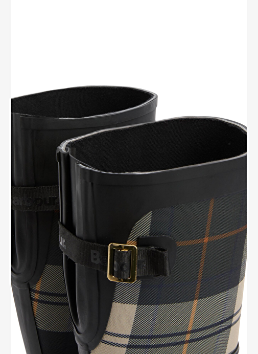 Barbour Dena Tall Welly Çizme BK71 Black/Ancient Tartan - Görsel 7