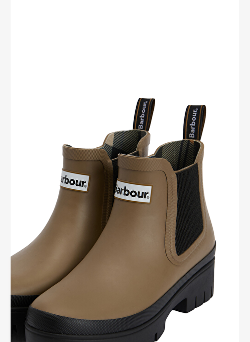 Barbour Halton Chelsea Yağmur Botu Military Brown - Görsel 5