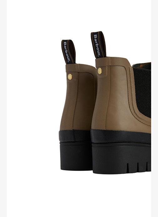 Barbour Halton Chelsea Yağmur Botu Military Brown - Görsel 6