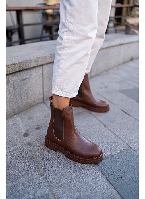 Adios Kahve Deri Bot - Görsel 7