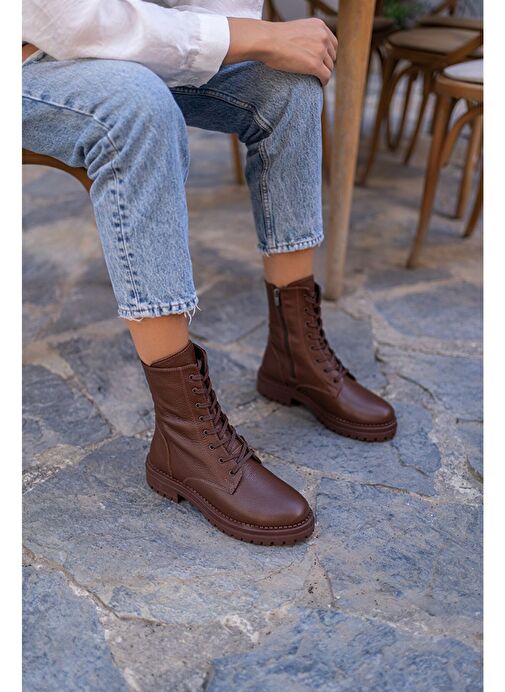 Alvis Kahve Deri Postal - Görsel 3