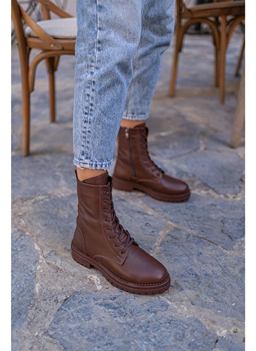 Alvis Kahve Deri Postal - Görsel 4