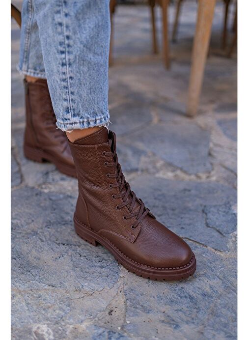 Alvis Kahve Deri Postal - Görsel 6