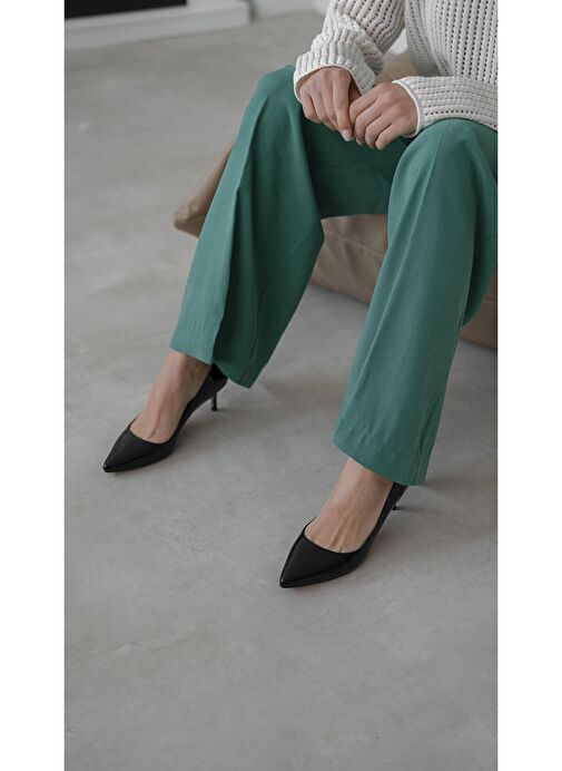 Ece'nin Butiği Siyah Kadın Rugan Stiletto Nell-65 - Görsel 3