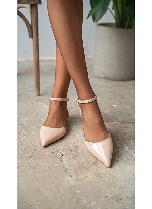 Ece'nin Butiği Bej Kadın Rugan Babet Yannick-197 - Görsel 4